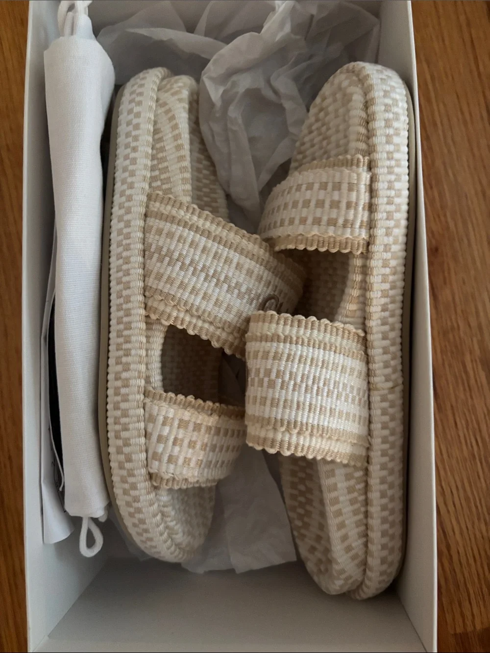 Chloe Rori Woven Slides